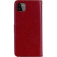 thumbnail image 6 of case for Samsung Galaxy A22 4G (Not 5G) Case for Women, Glitter Bling Diamond PU Leather Wallet Phone Case with Wsrist String Full Body Protective Flip Cover for Samsung Galaxy A22 4G Owl Red, 6 of 14