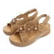 thumbnail image 1 of WILLBEST Sandalias De Plataforma Para Mujer, Sandalias De Verano Para Mujer, Zapatos Casuales De Playa Con Diseño Floral, Tacón Medio, Calzado Cómodo Para Uso Diario, 1 of 4
