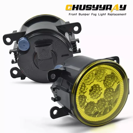 Pair Yellow Bumper LED Fog Lights Driving Lamps FIT for  ACURA ILX 2013-2018