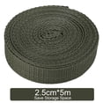 thumbnail image 4 of (1 rollo/especificación verde militar: 2,5 cm x 10 m, tamaño del embalaje 18 x 18 x 3 cm) Cinturón trenzado de nailon multifuncional, 4 of 5