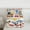 Cream 01, variant on Feelyou Cartoon Orange Flower Twin Comforter Sets, Groovy Blossoms Bedding Set, 2pcs