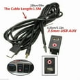 thumbnail image 5 of OPAL- 3.5Mm Car Boat Audio Usb Aux Adapter Dash Flush Mount Panel With 1.5M Cable B, 5 of 6