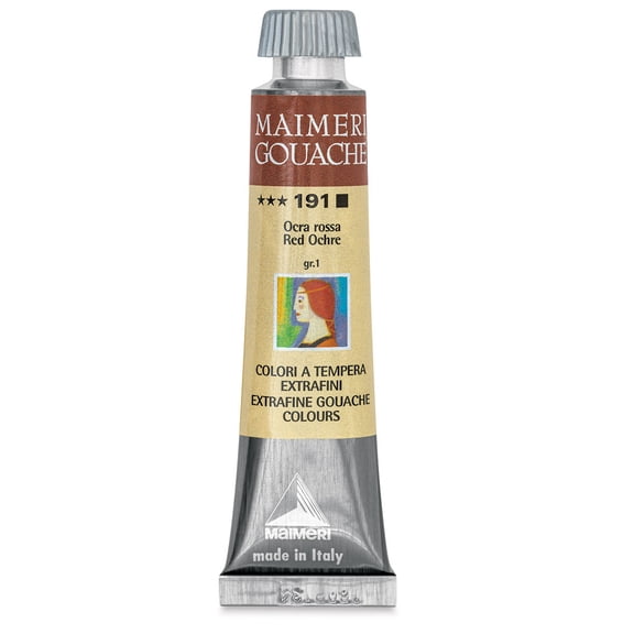 Maimeri Artist Gouache - Red Ochre, 20 ml tube