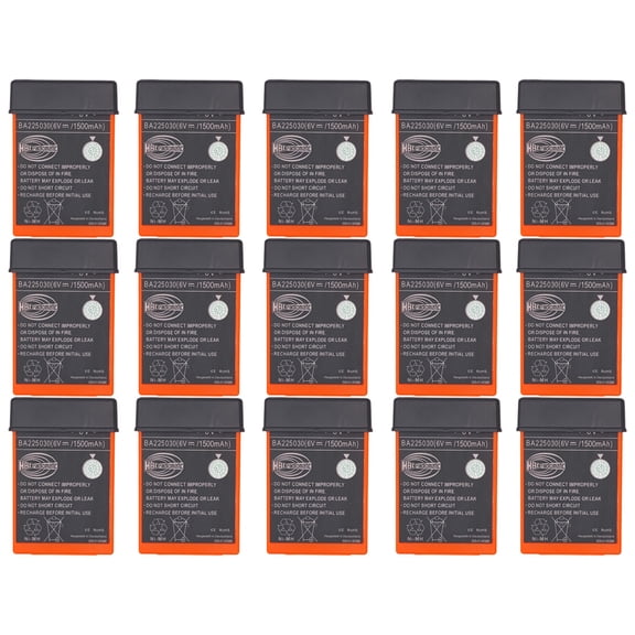15 Pcs 1500mAh BA225030 6V Ni-Mh Battery for HBC Pump Truck Remote Control Battery