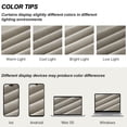 thumbnail image 6 of Jainmy Pinch Pleated Sheer Curtains,Drapes Back Tab Pleat Hooks Rings,Neutral Boho Window Curtains Living Room Bedroom,2 Panels,Dark Flax,40"×90", 6 of 9