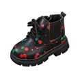 thumbnail image 4 of LvhaoGJOB Ankle Boots for Kids Lace-Up Design Side Zipper ankle boots short boots All Season Footwear, 4 of 8
