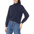 thumbnail image 1 of walmart Essentials Womens Plus Organic Cotton Funnel-Neck SweaterPlus Organic Cotton Funnel-Neck Sweater, 1 of 8