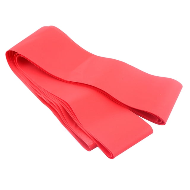 Tire Cushion Liners Puncture Proof Rim Strip Rim Tape Tires Protector Inner Tube for Road Bike 26 Inch W65 (Red)