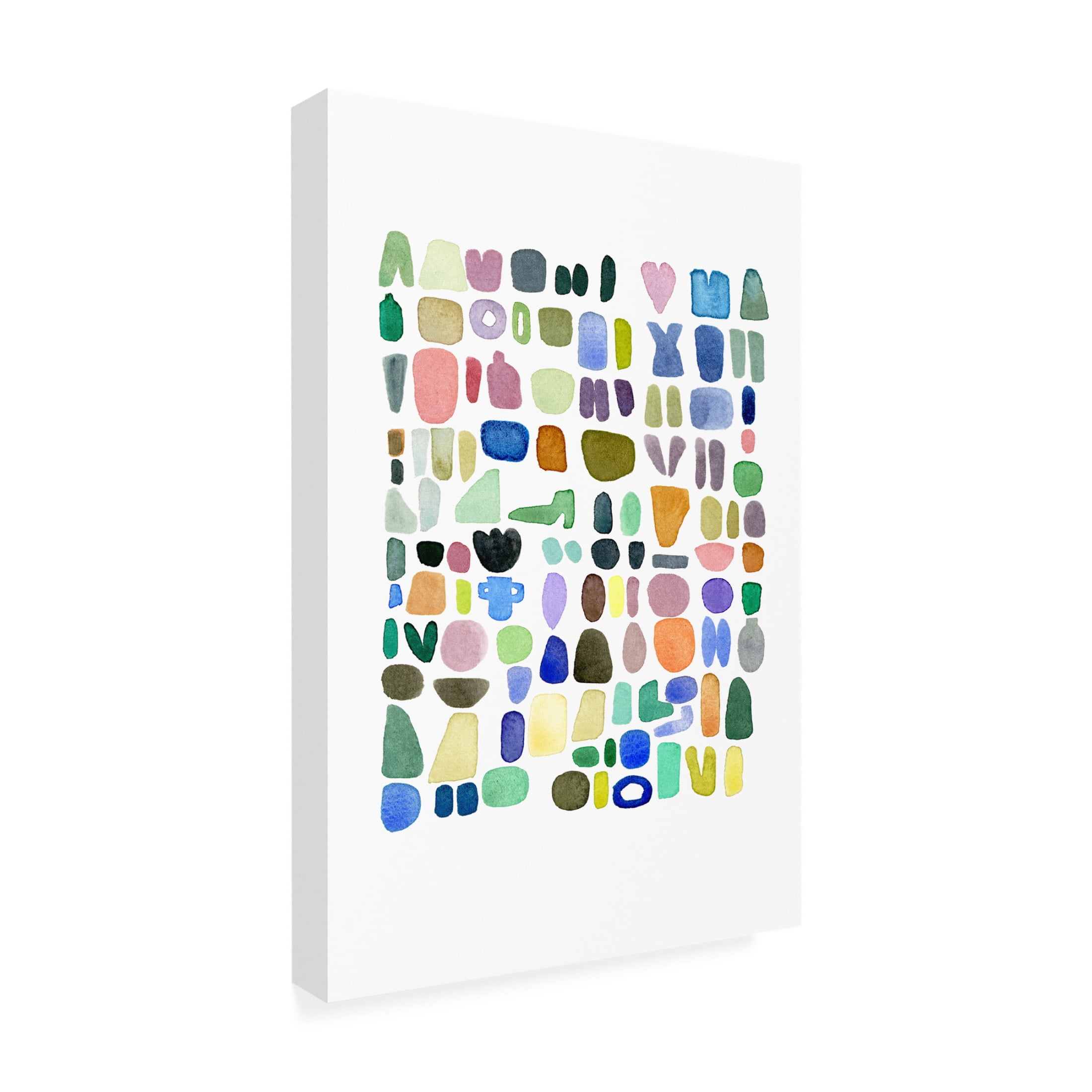 Trademark Fine Art Louise van Terheijden Beach Combing 1 Canvas Wall Art