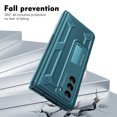 thumbnail image 6 of Dteck Case for Samsung Galaxy Z Fold5,Magnetic Hinge Protection Case Shockproof Hard PC Kickstand with Front Screen Protector Armor Cover for Galaxy Z Fold5,Green, 6 of 7