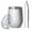 White-3, variant on Modern 12oz Stainless Steel Insulated Wine Tumbler with Lid and Straw – Double Wall Vacuum Mug for Hot & Cold Drinks, 304 Steel Interior, Sweat-Free Design