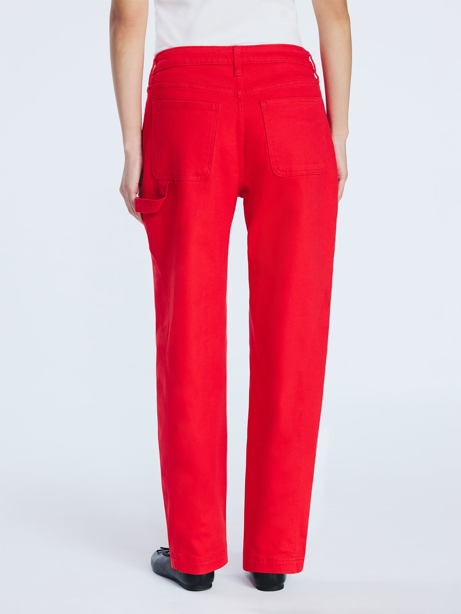 Free Assembly Women's Midrise Cropped Barrel Jeans, 27.5" Inseam, Sizes 0-20