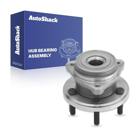 AutoShack Front Wheel Hub Bearing Assembly - Driver or Passenger Side for Jeep, Wrangler 1999-2006 Cherokee 1999-2001 TJ 2000-2006, 4WD RWD L4 2.4L 2.5L L6 4.0L - 5-Lug, Without ABS