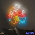 thumbnail image 5 of Handmadetneonsign Hot Dog Chef Neon Sign, Barbecue Led Sign, Restaurant Wall Art Decor 91401, 5 of 5