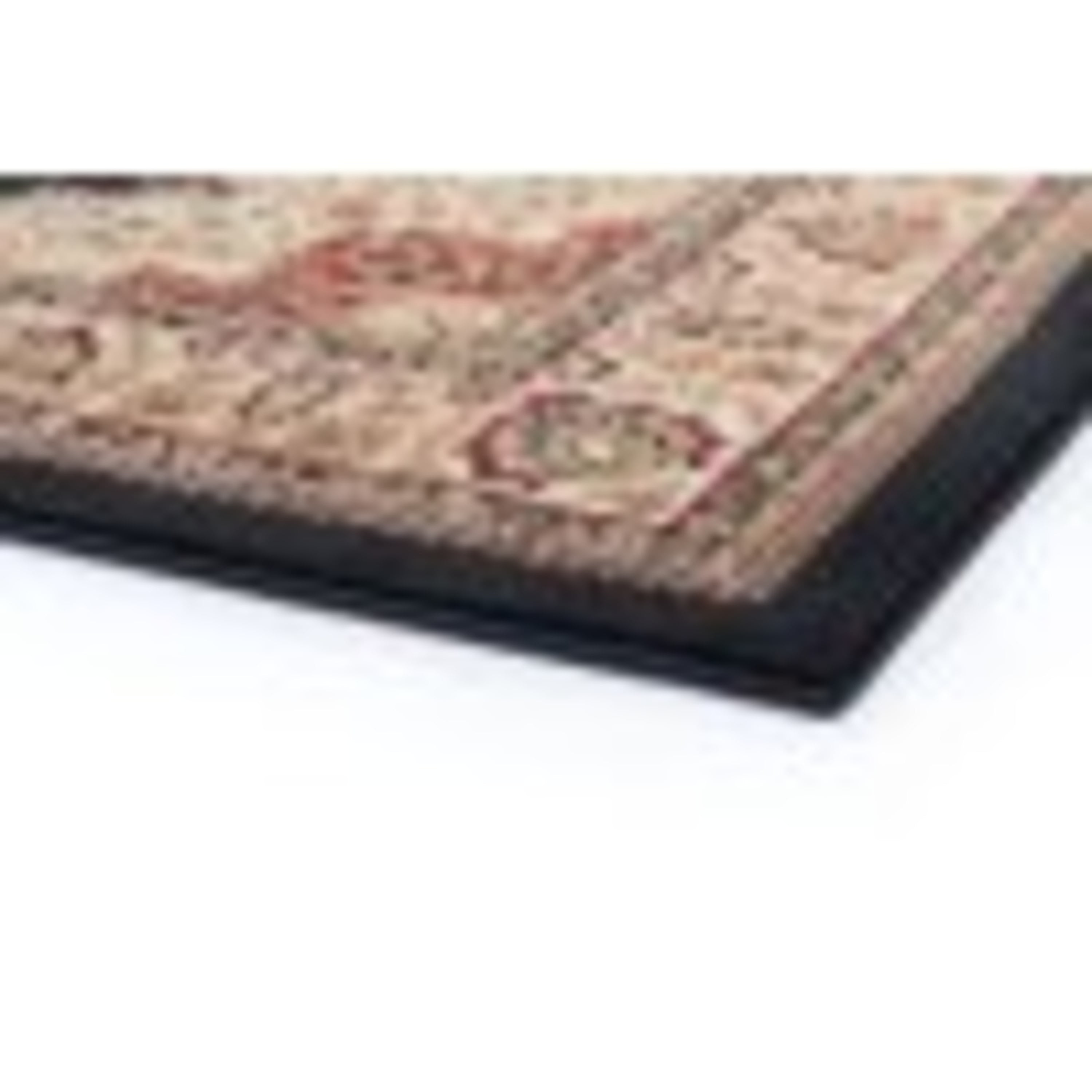 Sensation Transitional 8' x 10' Black and Beige Polypropylene Indoor Area Rug