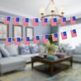 thumbnail image 3 of Bandera patriótica estadounidense de 7 m con estrellas y rayas impresas, 20 banderas de EE. UU. para fiestas en casa o pubs., 3 of 5