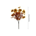 thumbnail image 2 of Fall Outdoor Home Decor Artificial Flowers Pansies and Violets for Living Rooms and Seasonal Arrangements, 2 of 5