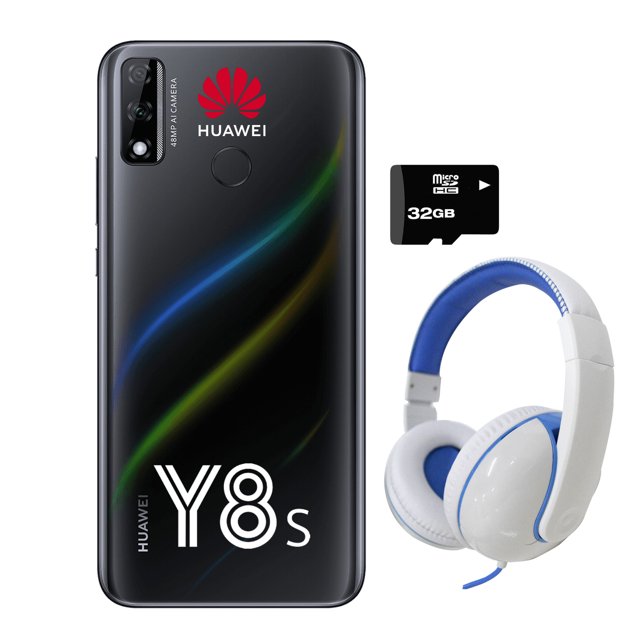Smartphone Huawei Y8s 4GB + 64GB Dual Sim 48MP más Micro SD 32gb y Audifonos