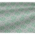 thumbnail image 4 of oneOone Cotton Jersey Green Fabric Dot|Heart & Shapes Geometric Dress Material Fabric Print Fabric By The Yard 58 Inch Wide, 4 of 4