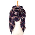 thumbnail image 1 of Jusqu'à 65 % de Rabais Mode Hiver Femmes Foulard Colorée Décontractée Carrée à Franges Châle Foulard à la Mode en Liquidation, 1 of 3