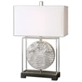 thumbnail image 2 of Uttermost Taratoare Polished Nickel Lamp, 2 of 2