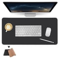thumbnail image 2 of 80x40cm Desk Organizer, Cork And Vegan Leather Dual Side Design, Non-Slip Base, Waterproof Surface, Work Comfort Enhancer For Office And Home, 2 of 6