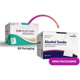 thumbnail image 2 of Embecta (Formerly BD) Alcohol Prep Pads, 70% Strength Isopropyl Alcohol, Box of 100 Individual Packets, 2 of 5