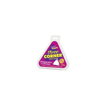 Trend Enterprises Three-Corner Multiplication and Division Flash Cards, Set of 46