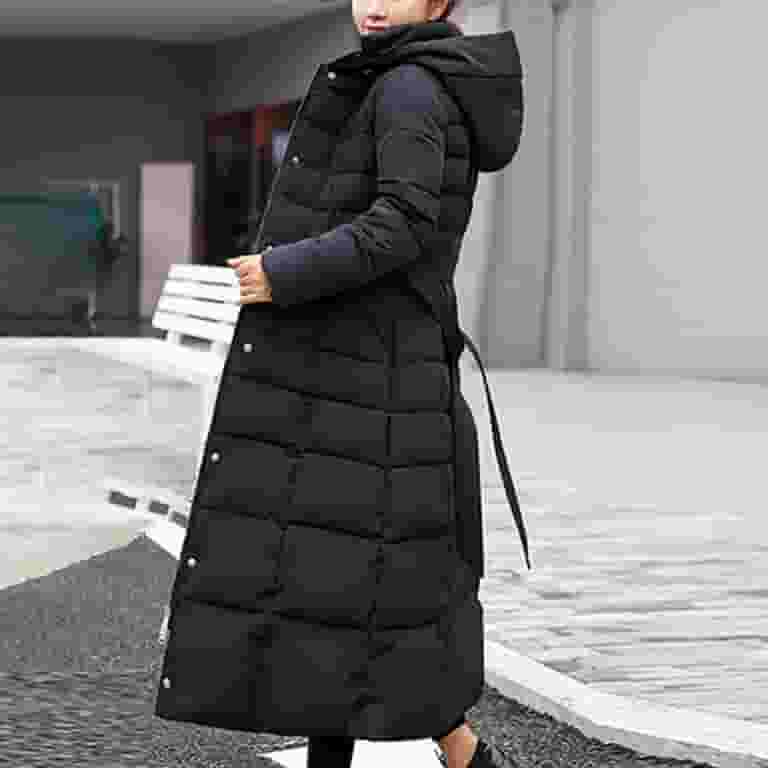 RYDCOT Winter Coats for Women Long Length Cotton Coat Winter RYDCOT Winter Coats for Women Long Length Cotton Coat Winter