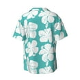 thumbnail image 2 of Fotbe Vintage Floral print Short Sleeve Button Down Shirts for Men Casual Summer Beach Wrinkle Free Shirt-X-Large, 2 of 7