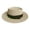 Dark Blue, variant on jiaxiM Straw Fedora Hats for Men Women Lightweight Straw Panama Sun Hat Wide Brim French Style for Beach Outdoor Wear