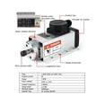 thumbnail image 4 of New CNC 1.5kw Air Cooled Spindle Kit 1500W Square Air Cooling Spindle Motor + 1.5KW VFD Inverter + 13pcs/Set ER11 ,Anti-Rust, 4 of 10