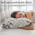 thumbnail image 5 of Black Grey Botanical Pillow Covers, Linen Long Throw Pillow Case, Rustic Country Spring Floral Summer Leaf Holiday Pillow Protector Decorative Cushion Cover for Living Room/Bedroom 16" x 24", 5 of 8