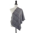 thumbnail image 3 of StylesILove Women Classic Glen Check Loop Infinity Fringed Scarf - 3 Colors (Black), 3 of 3