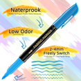 thumbnail image 3 of wqlpp-Fabric Markers, 20 Colors, Fine Tip, Permanent Quick-Dry, Fade-Resistant for T-Shirts and Textiles, 3 of 4