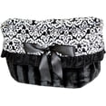 thumbnail image 3 of Fancy Black Reversible Snuggle Bugs Pet Bed Bag All-in-One, 3 of 3