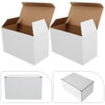 thumbnail image 2 of 10Pack White Corrugated Paper Rectangular Package Box for Transportation and Storage 6.3X3.9X3.1in, 2 of 8