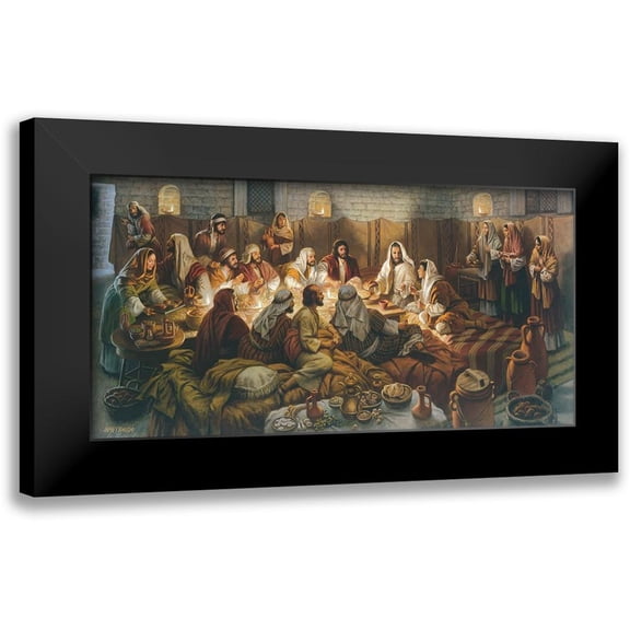 Seward, James 14x9 Black Modern Framed Museum Art Print Titled - This Is My Body