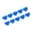 Blue, variant on Zeiwohndc Auto Adhesive Heart Car Stickers 10PCS Waterproof Auto Decoration No Residues