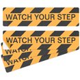 thumbnail image 1 of Uxcell 4-Pack Etiquetas de Piso 'Cuidado con el Escalón' 6 x 24 Pulgadas Etiqueta de Advertencia Autoadhesiva, 1 of 7