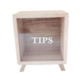 thumbnail image 2 of Coin Bank Jar Tip Jar for Money Multipurpose Wooden Tip Box for Restaurants A, 2 of 8