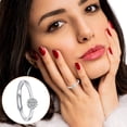 thumbnail image 4 of Anillos para mujer, regalos para mujer, circonitas cúbicas para compromiso, boda, accesorios de joyería, anillo para mujer y niña., 4 of 5