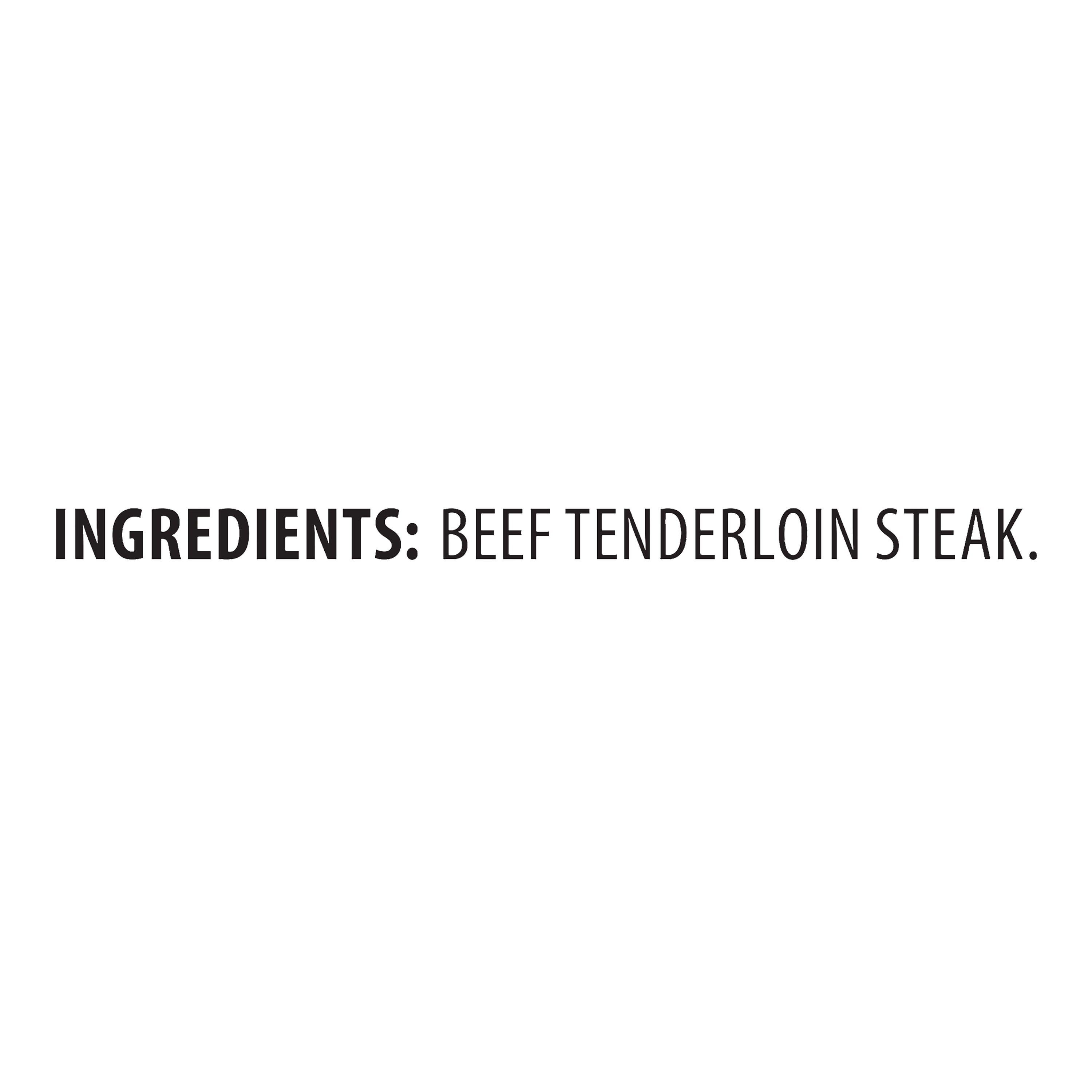 Marketside Butcher Grass-Fed Beef Tenderloin Steak, 0.25-.80 lb ...