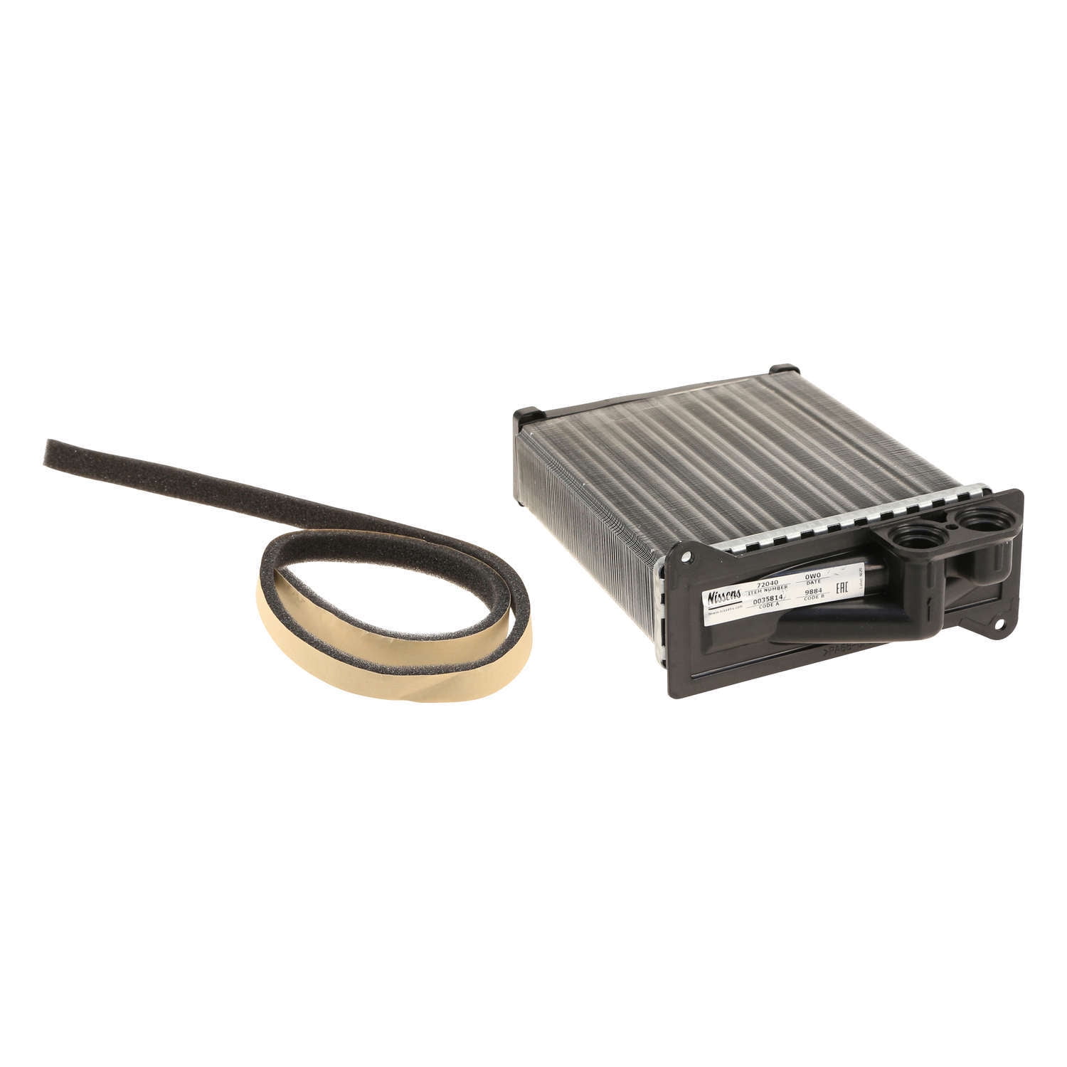 Nissens Heater Core, Rear Auxiliary