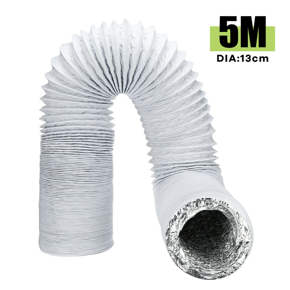 5M Flexible Exhaust Hose Tube Air Conditioner Conditioning Vent Hose