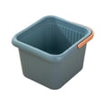 thumbnail image 4 of Lavabo de baño para pies, bañera de baño para pies, 23,5 cm de profundidad, lavabo duradero para SPA de pies, con asa, pedicura, bañera de para Azul, 4 of 8