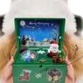 thumbnail image 4 of Christmas Home Decoration Colorful Luminous Music Box Electric Elderly, 4 of 6