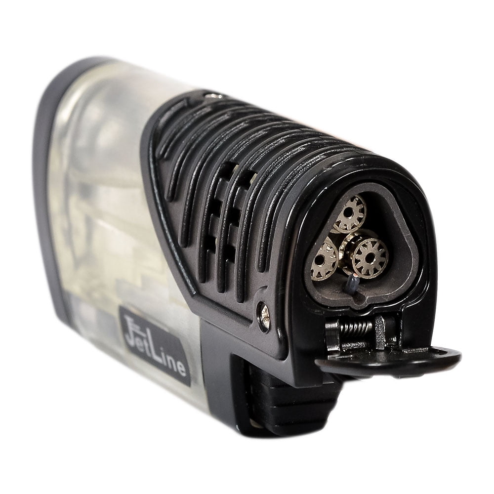 Jetline Patriot Triple Torch Lighter with Punch Cutter – Black