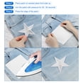 thumbnail image 4 of 5 Parches de estrella para planchar, parches bordados para coser, adornos para ropa y chaquetas, dorado 33Pcs, 4 of 7