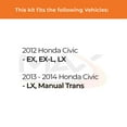 thumbnail image 2 of MAX Advanced Brakes - Brake Kit For 2012-2014 Honda Civic (LX, Manual Trans)| Carbon Ceramic Brake Pad and Rotor Kit Front and Rear| Cross-Drilled Brake Rotors, 2 of 9